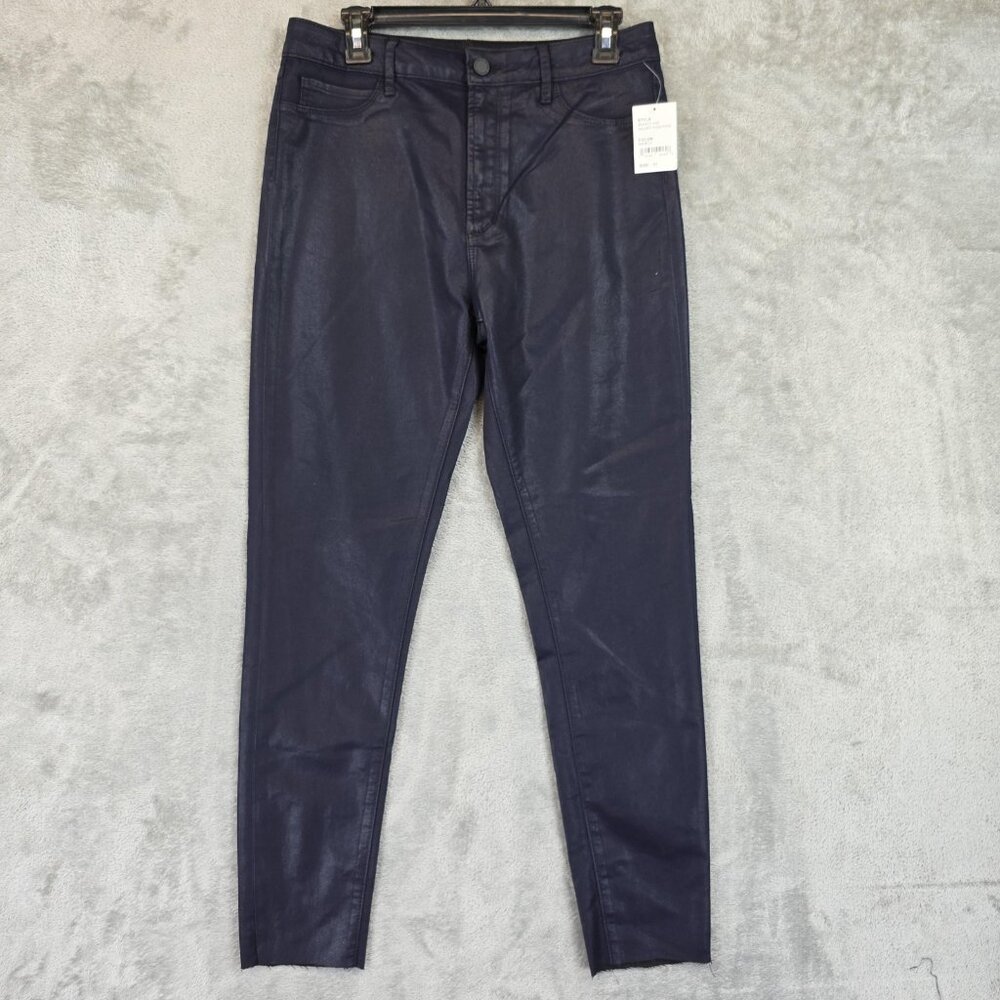 Articles of Society Jeans Womens 31 Coated Hilary High Rise Ankle Skinny Marcy